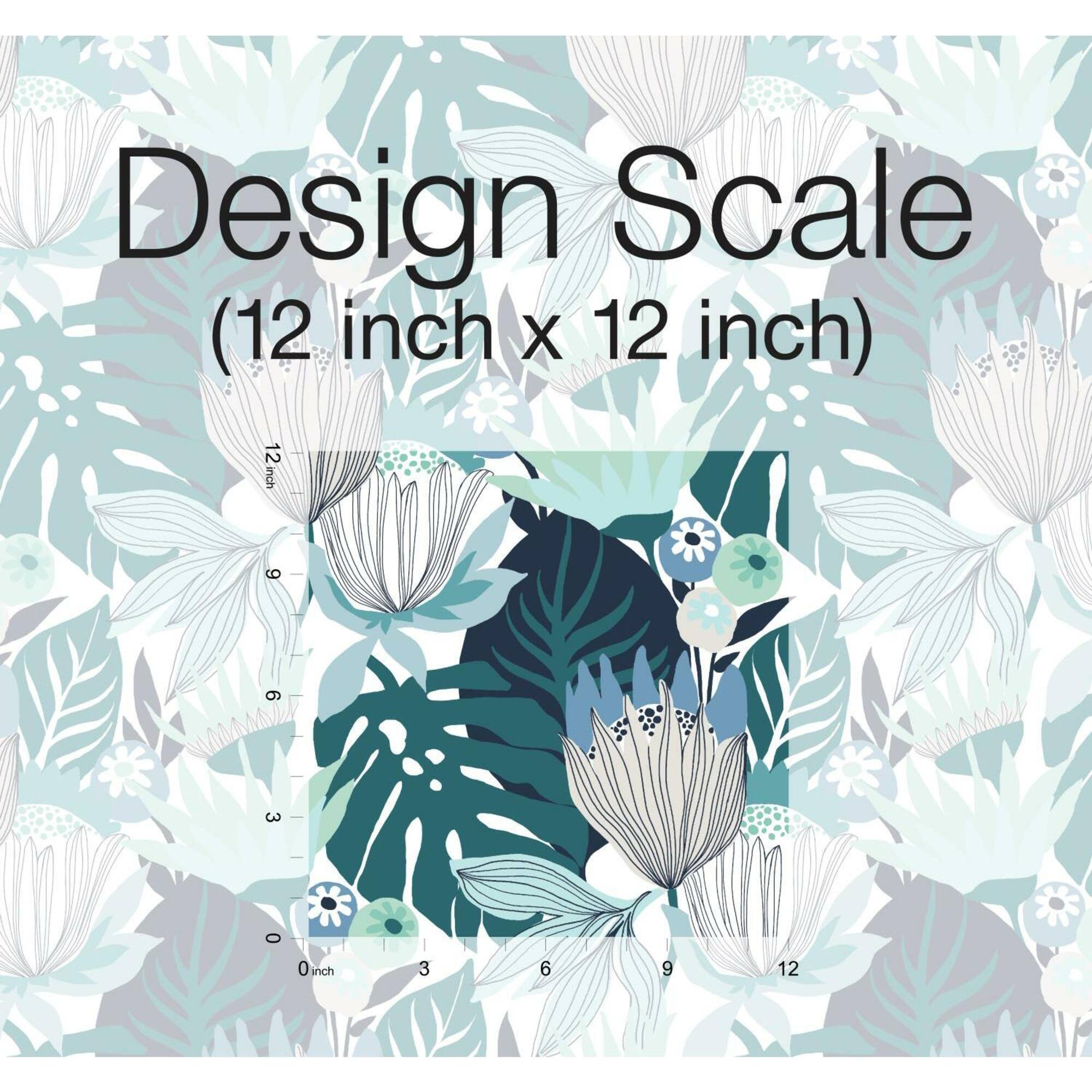 RoomMates Retro Tropical Leaves Peel & Stick Wallpaper